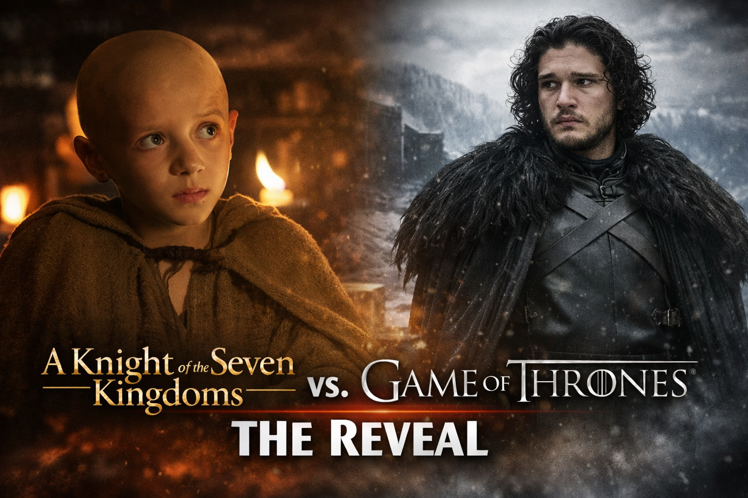 A Knight of the Seven Kingdoms Episode 3 reveal compared with Game of Thrones Jon Snow identity twist