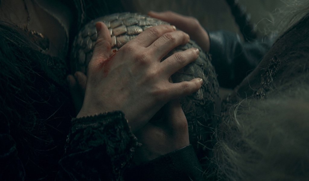 Aemond and Alys Rivers Harrenhal dragon eggs in House of the Dragon