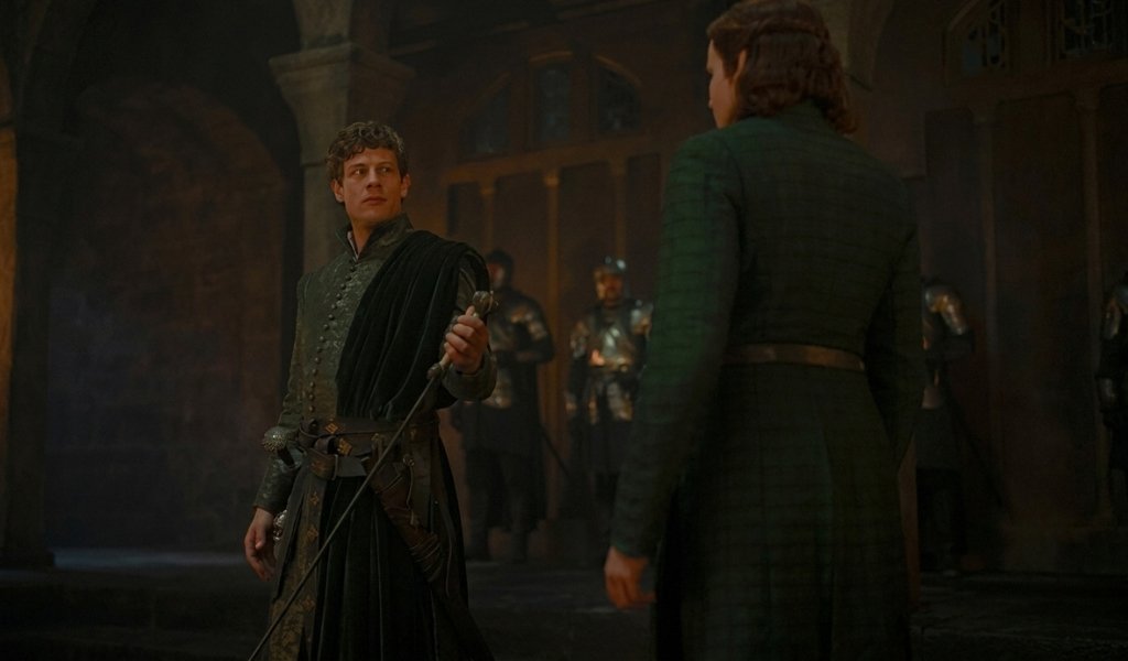 Prince Daeron Targaryen at Oldtown in season 3 with Ormund Hightower analyzing house of the dragon vs fire and blood changes.