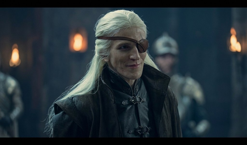 Aemond Targaryen in House of the Dragon representing Fire and Blood book changes.