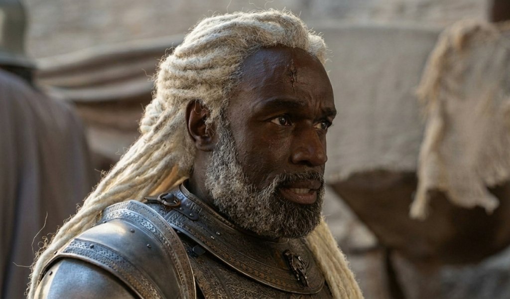 Lord Corlys Velaryon facing an ambush by Ormund Hightower's forces in House of the Dragon Season 3