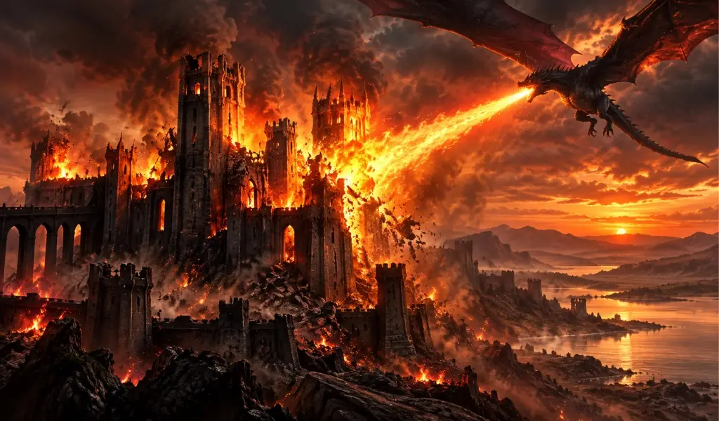 balerion vhagar meraxes in aegon's conquest