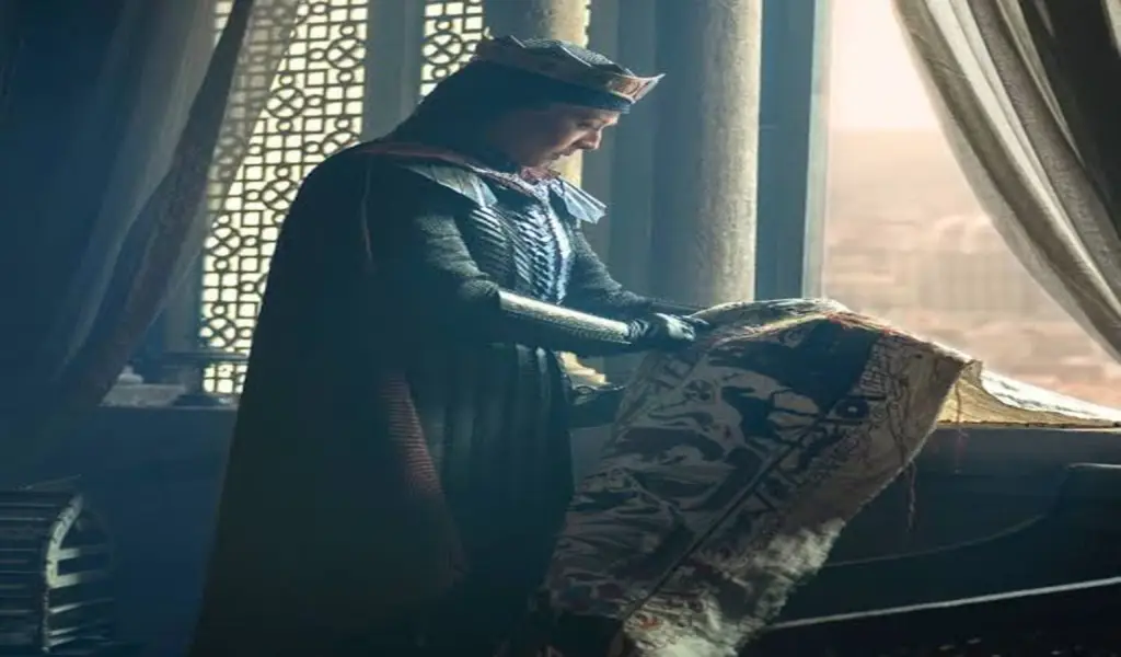 emma d'arcy on helaena's prophetic tapestry