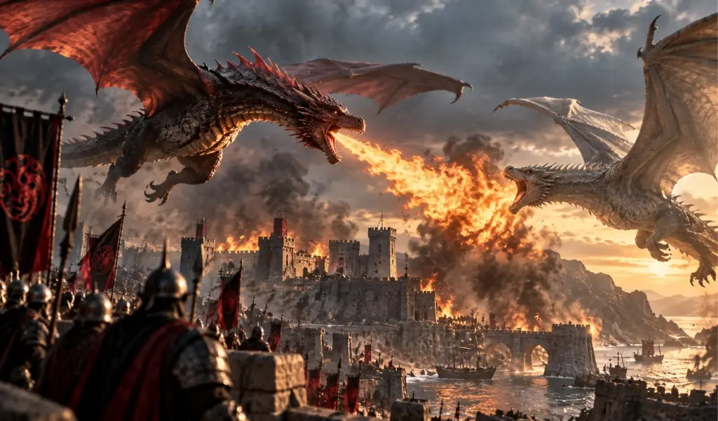 house of the dragon season 4 dragons and vfx scale