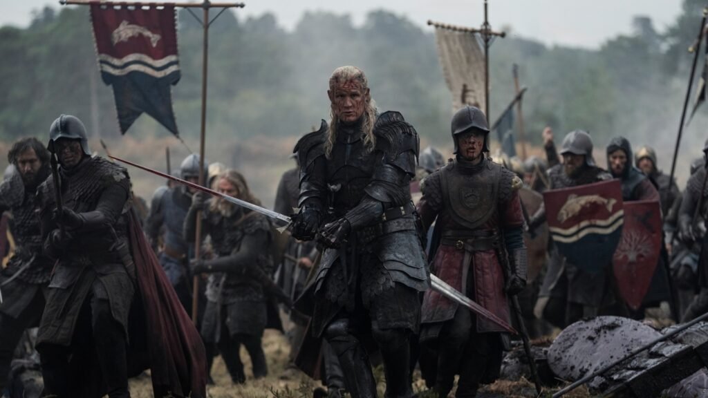 Daemon Targaryen leading his army in House of the Dragon Season 3 footage, signaling the start of the coming war