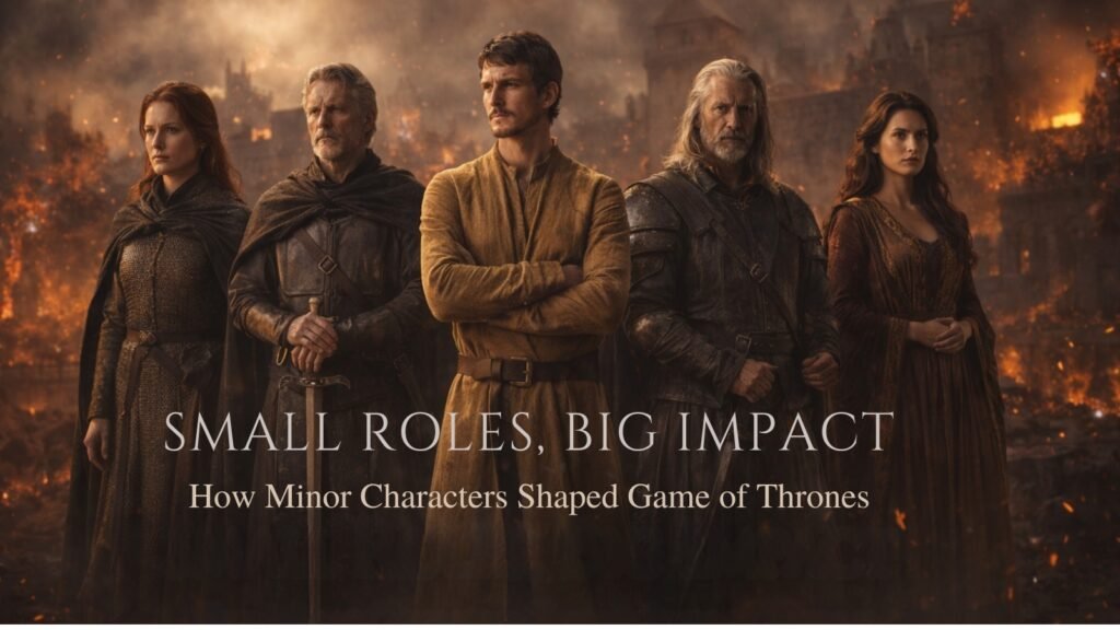 Small roles big impact Game of Thrones minor characters who shaped the story including Oberyn Martell Syrio Forel and Lyanna Mormont
