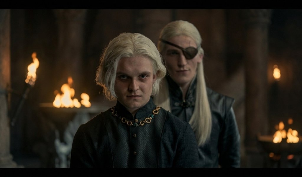 Aemond and Aegon Reunion House of the Dragon featured image showing Aegon and Aemond Targaryen.