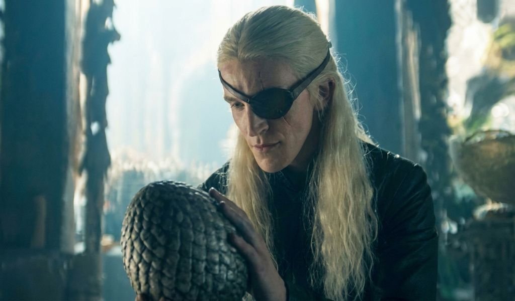 House of the Dragon New Eggs Explained showing Alys Rivers revealing dormant dragon eggs at Harrenhal