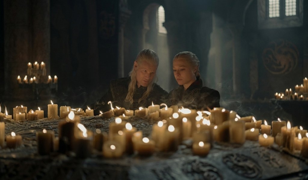 A comprehensive house of the dragon season 3 episode 5 review featuring a dramatic cinematic landscape from the episode