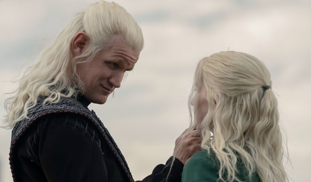 Daemon Targaryen with Charlie Gordon as fake Daeron Targaryen in House of the Dragon Season 3