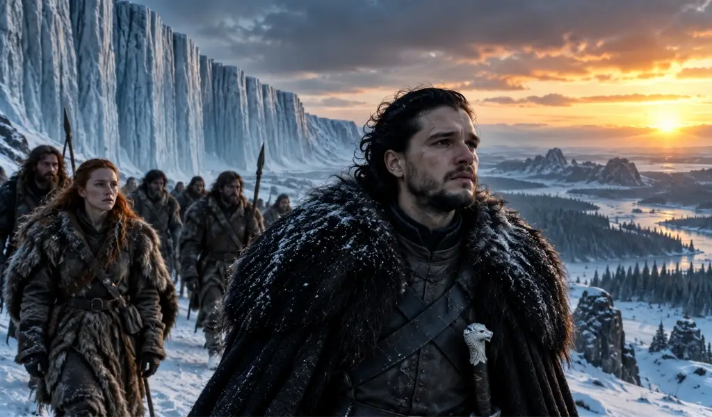 what happens to jon snow at the end of game of thrones